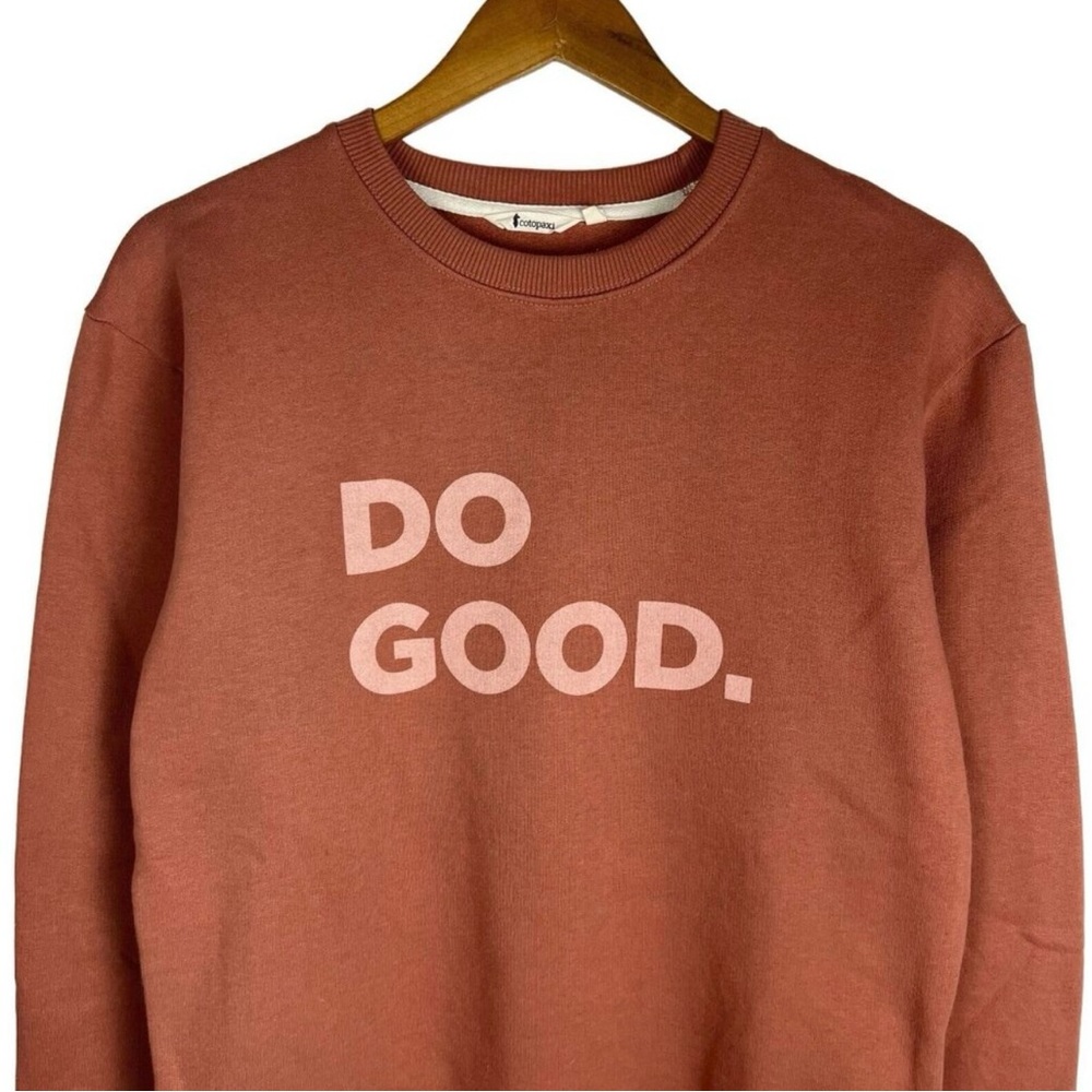 Cotopaxi Sweatshirt Medium Womens Pink Do Good Crew Neck Pullover Organic